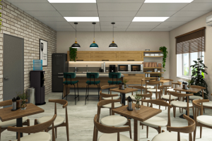 Кухня -столовая в офисе