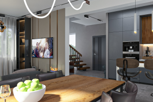 Гостиная в частном доме