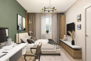 спальня для молодой пары