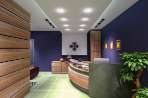 Приемная в офисе