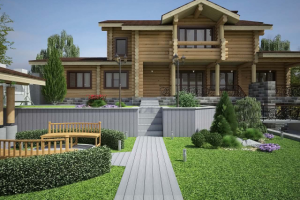 Бревенчатый дом