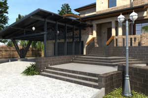 Входная группа   частный  дом