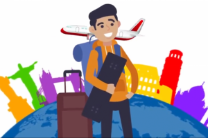 Персонажная анимация визовый центр "ПРАЙМ"