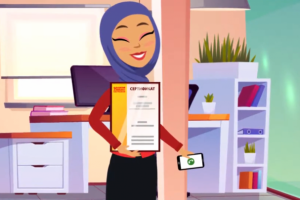 Персонажная анимация для бухгалтерского центра в Махачкале