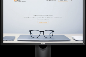 Верстка Landing Page "3M-agency" и натяжка на движок Wordpress