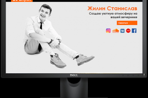 DJ Zhylin - верстка + натяжка на движок Wordpress