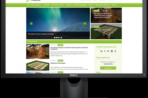 Сайт для статейного портала про строительство "ТвойДвор"