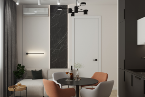 Кухня-гостиная в современном стиле