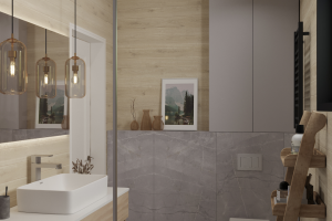 Санузел в шале