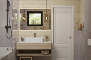 Санузел в шале