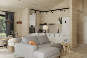 Шале. Кухня-гостиная