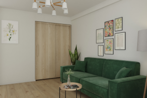 Гостиная в скандинавском стиле