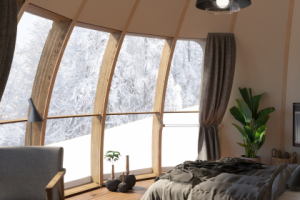 Интерьер глемпинга