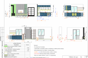 Развертки кухни-гостиной