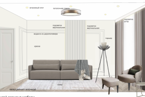 Гостиная для пожилой женщины