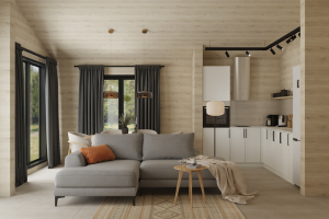 Дом Шале В скандинавском стиле