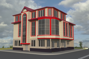 Визуализация торгового здания