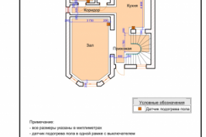 План теплых полов