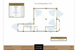 План схемы видео-наблюдения