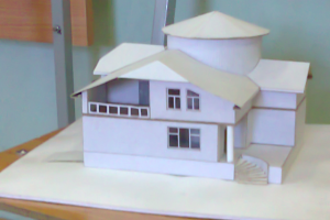 Макет частного дома