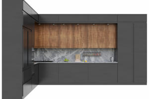 Создание фотореалистичной модели встроенной кухни