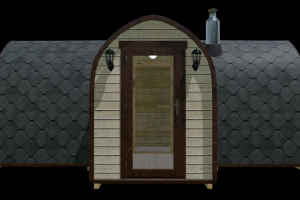 3д модель бани, для осмотра на сайте