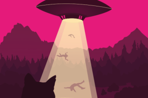 Котики и НЛО