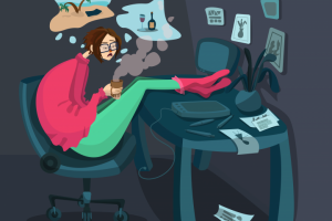 Уставший фрилансер