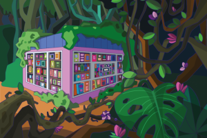 Киоск в джунглях