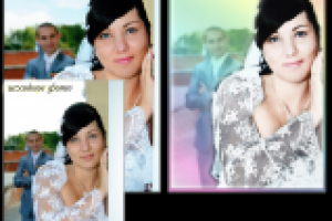 Монтаж свадебного фото 2