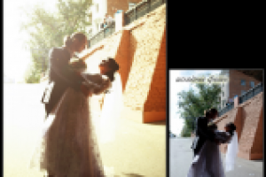 Монтаж свадебного фото 1