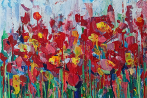 Картина с цветами