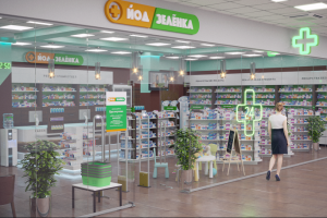 Концепция дизайна аптечного помещения