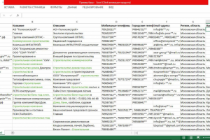 БАЗА ДЛЯ ПРОЗВОНА