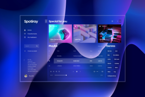 Spotiray интерфейс и дизайн
