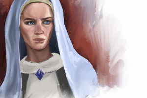 Женщина в платке