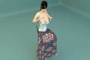 Деревенская девушка