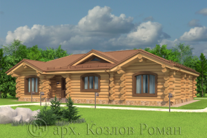 Индивидуальный проект 1 эт. деревянного дома. 174 кв. м.