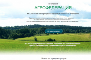 Сайт-визитка компании