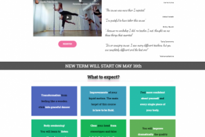 Лендинг для продажи курсов