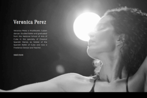 Сайт для испанской танцовщицы