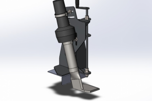 Держатель для термофена на линию пропитки композитных материалов