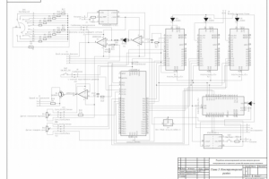 Принципиальная схема ЭБУ Трекшн-контроля электромотоцика