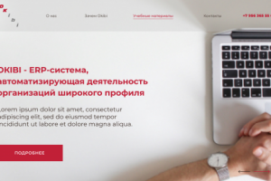 Сайт для ERP-системы - ОКIBI