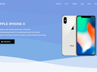 MolenLanding Page IPHONE X