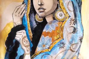 Иллюстрация к книге Пауло Коэльо "Алхимик"