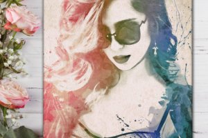 Портрет в стиле "Акварель"