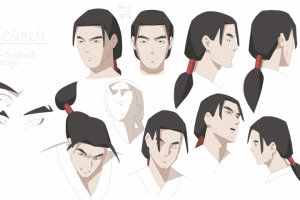 Чистовой референс для анимации, мультфильм "Сеймей: Горё" (2022)