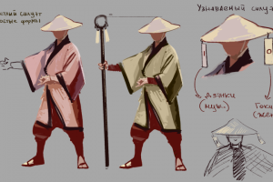 Разработка персонажей для мультфильма "Сеймей: Горё (2022)"