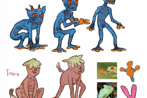 Разработка персонажей для мультфильма "Сеймей: Горё (2022)"